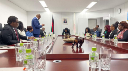 First Lady of the Republic of Malawi, Her Excellency Madame Monica Chakwera meets the Diaspora Community, Embassy staff and their families.