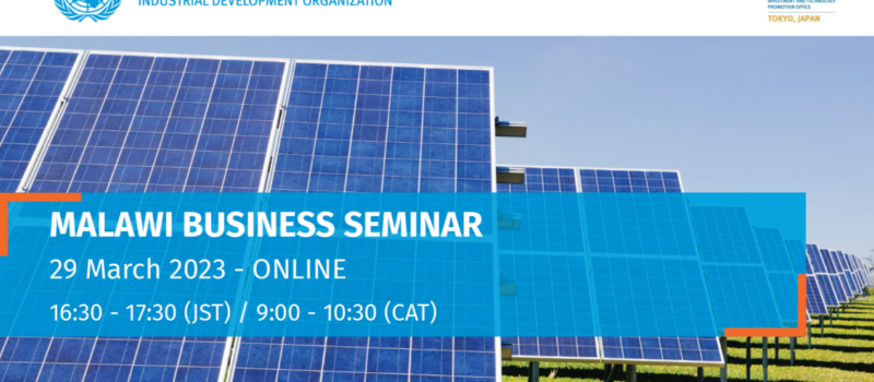 <strong>Malawi Business Seminar – ONLINE (3/29)</strong>