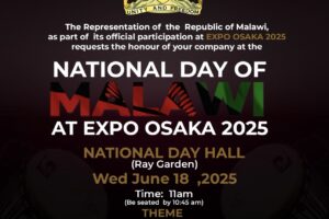 MALAWI NATIONAL DAY IN OSAKA EXPO 2025.