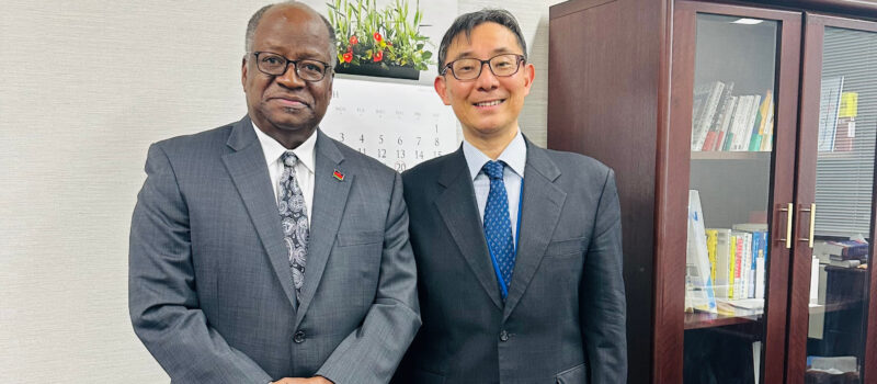 HIS EXCELLENCY,AMBASSADOR KWACHA CHISIZA’S MEETING WITH THE DEPUTY DIRECTOR OF THE JAPAN MINISTRY OF FOREIGN AFFAIRS.
