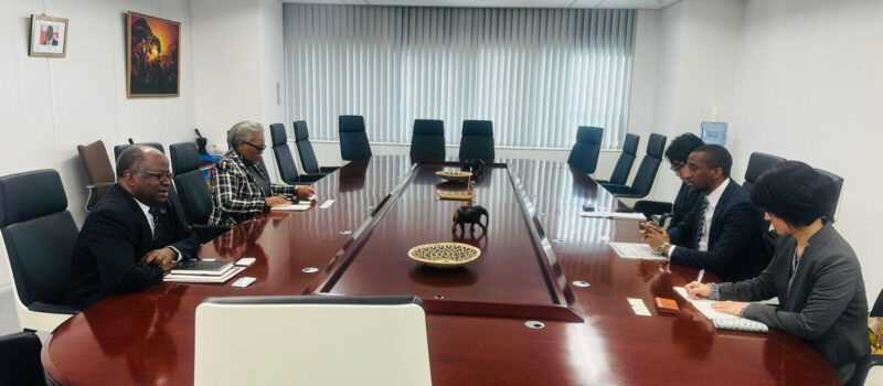 His Excellency, Ambassador Kwacha Chisiza’s meeting with Mitsubishi Corporation.